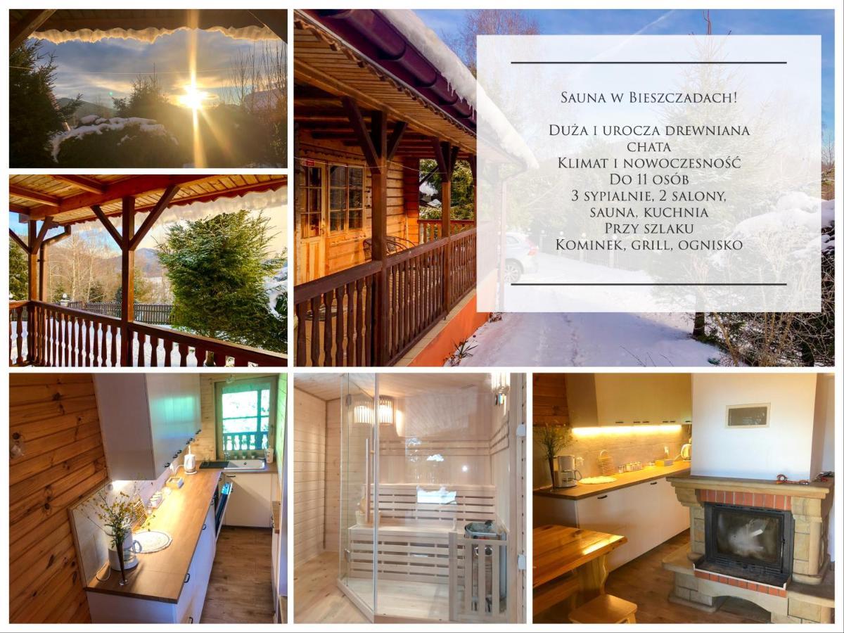 Urocza Chata Z Sauna W Bieszczadzkim Parku Krajobrazowym ブコビエツ エクステリア 写真